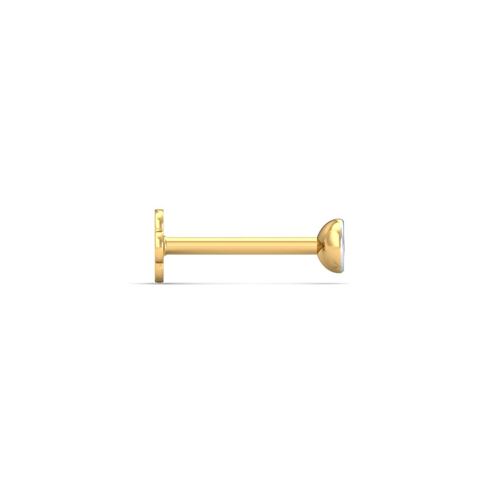 Bezel 3 Cent Nose Stud