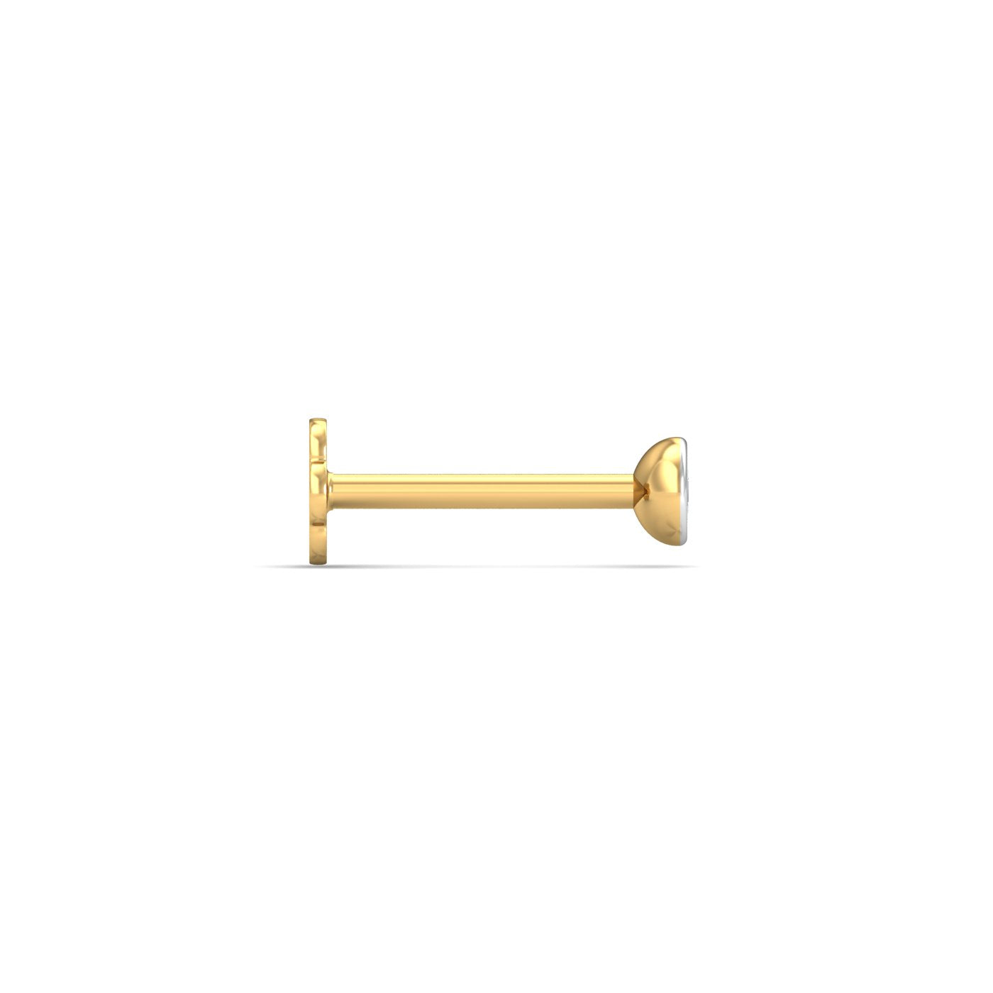 Bezel 3 Cent Nose Stud