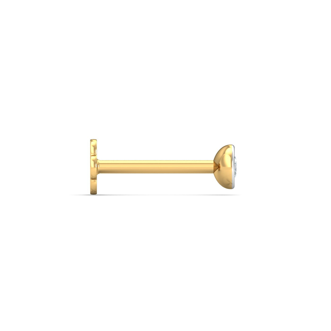 Bezel 4 Cent Nose Stud