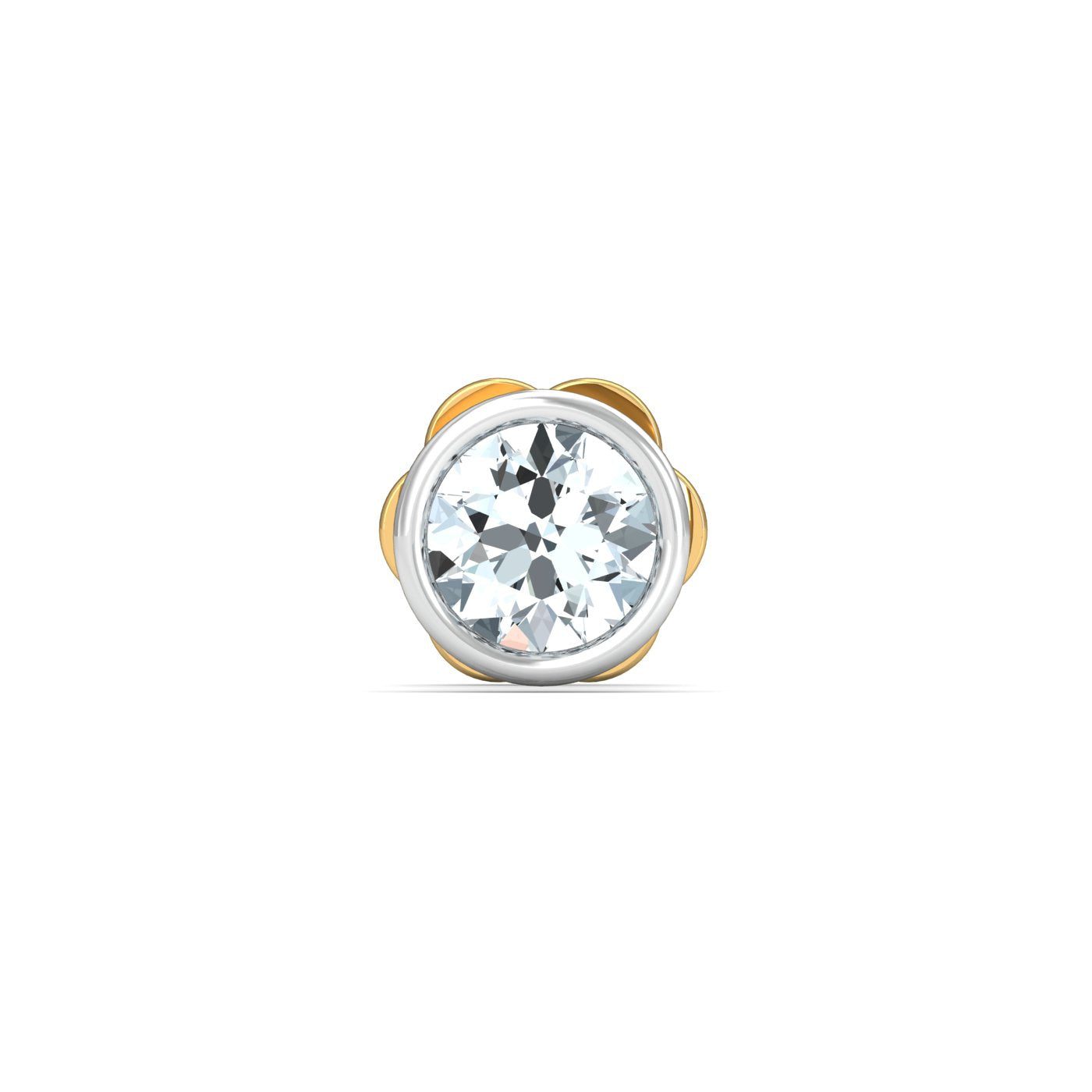 Bezel 8 Cent Nose Stud