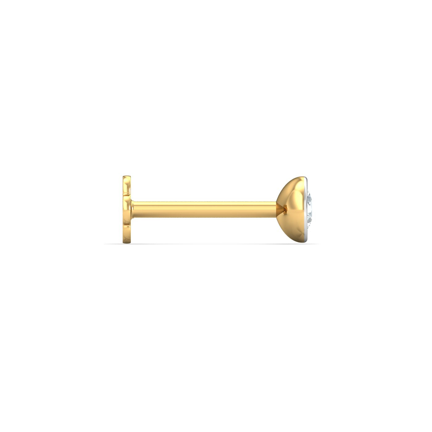 Bezel 8 Cent Nose Stud