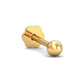2.5 MM Gold Ball Nose Stud
