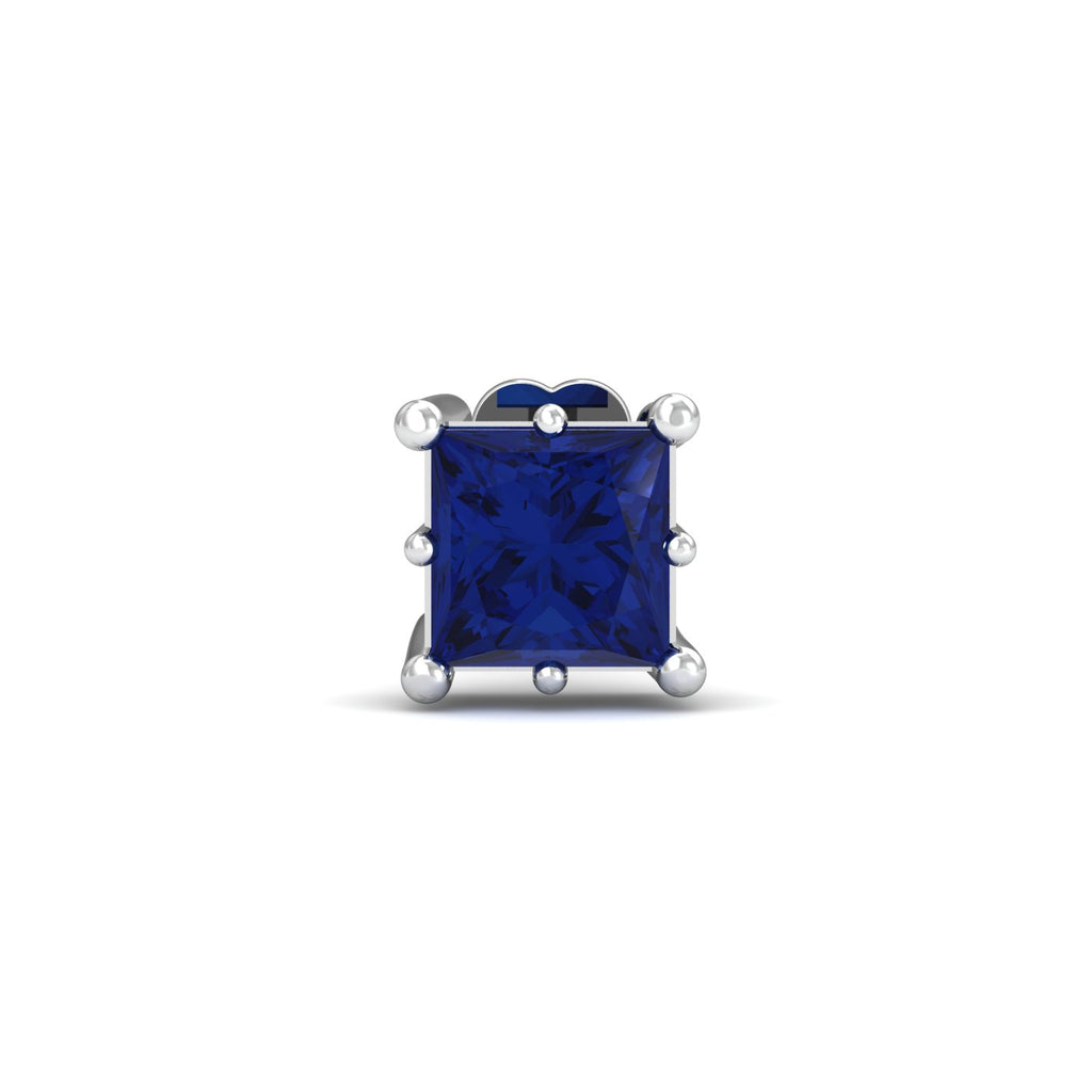 Parzva Blue Sapphire Nose Stud
