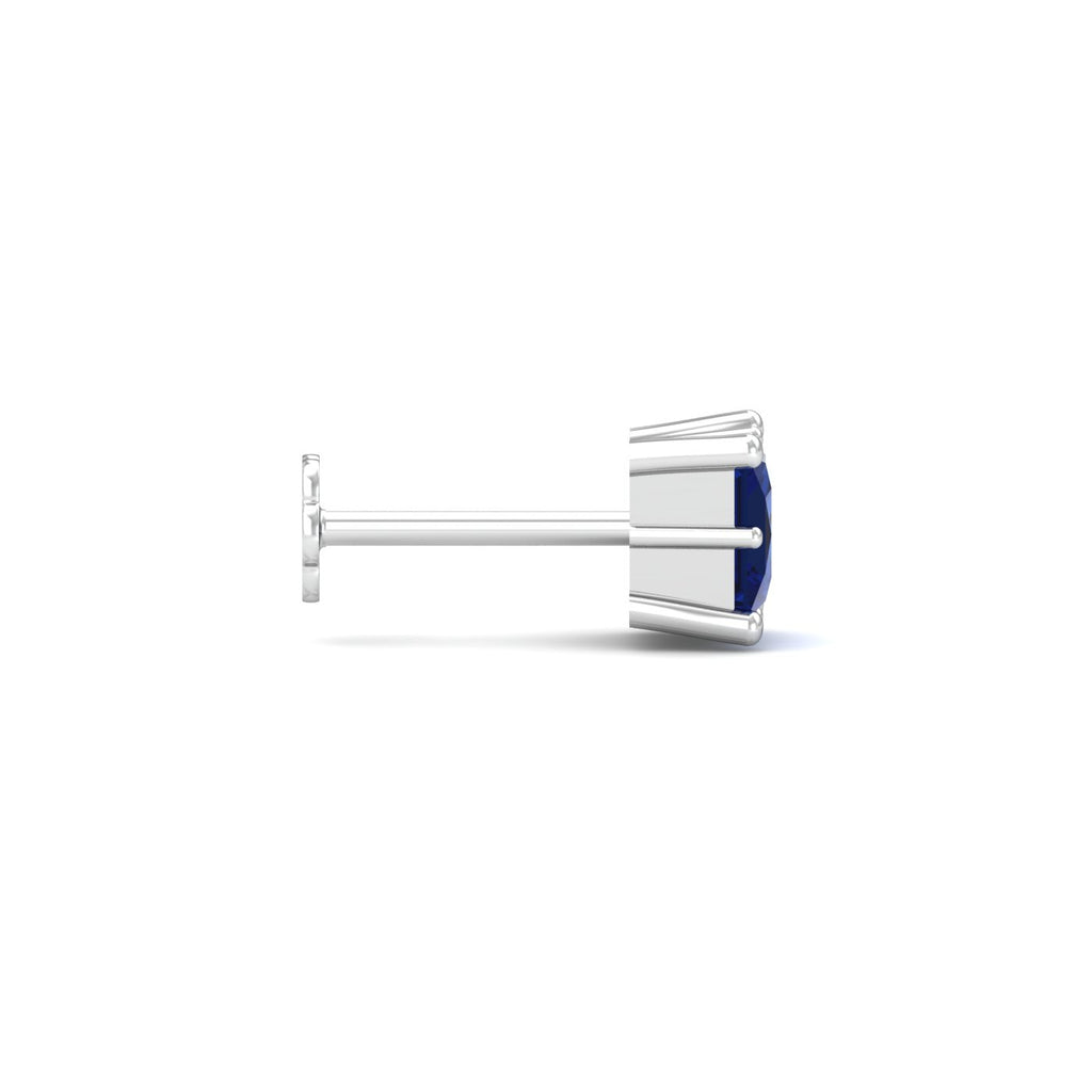 Parzva Blue Sapphire Nose Stud