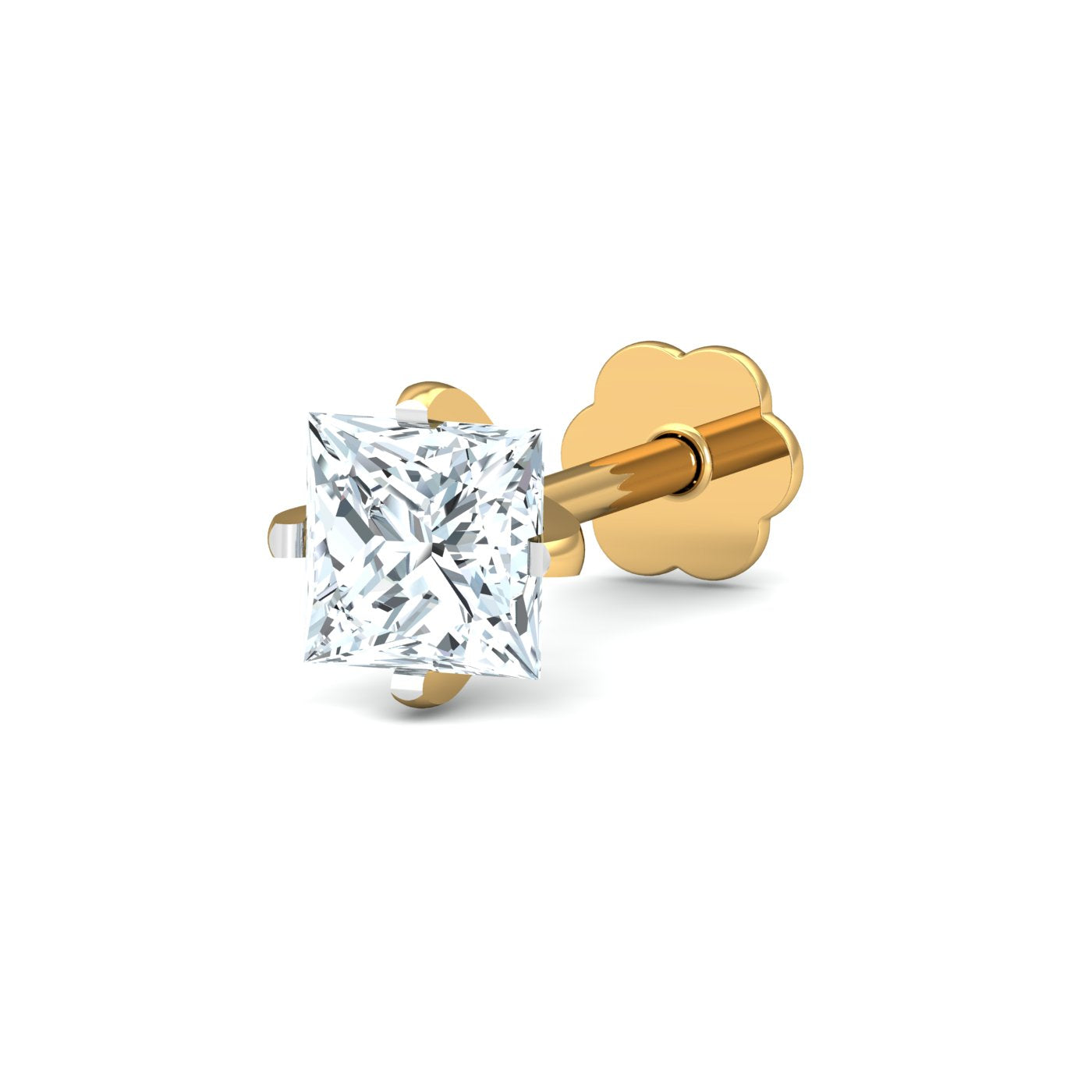 0.33 ct. Princess Nose Stud