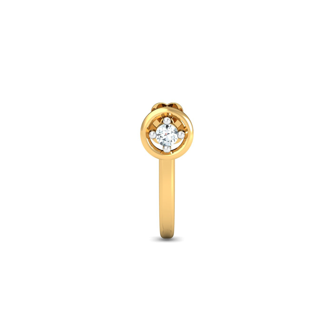 Bling J-shaped Nose Stud