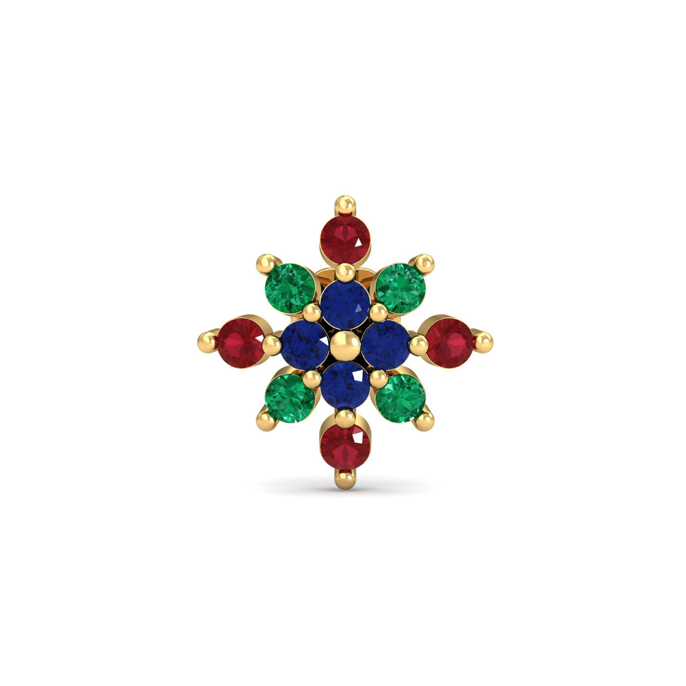 Multi-Gems Nose Stud