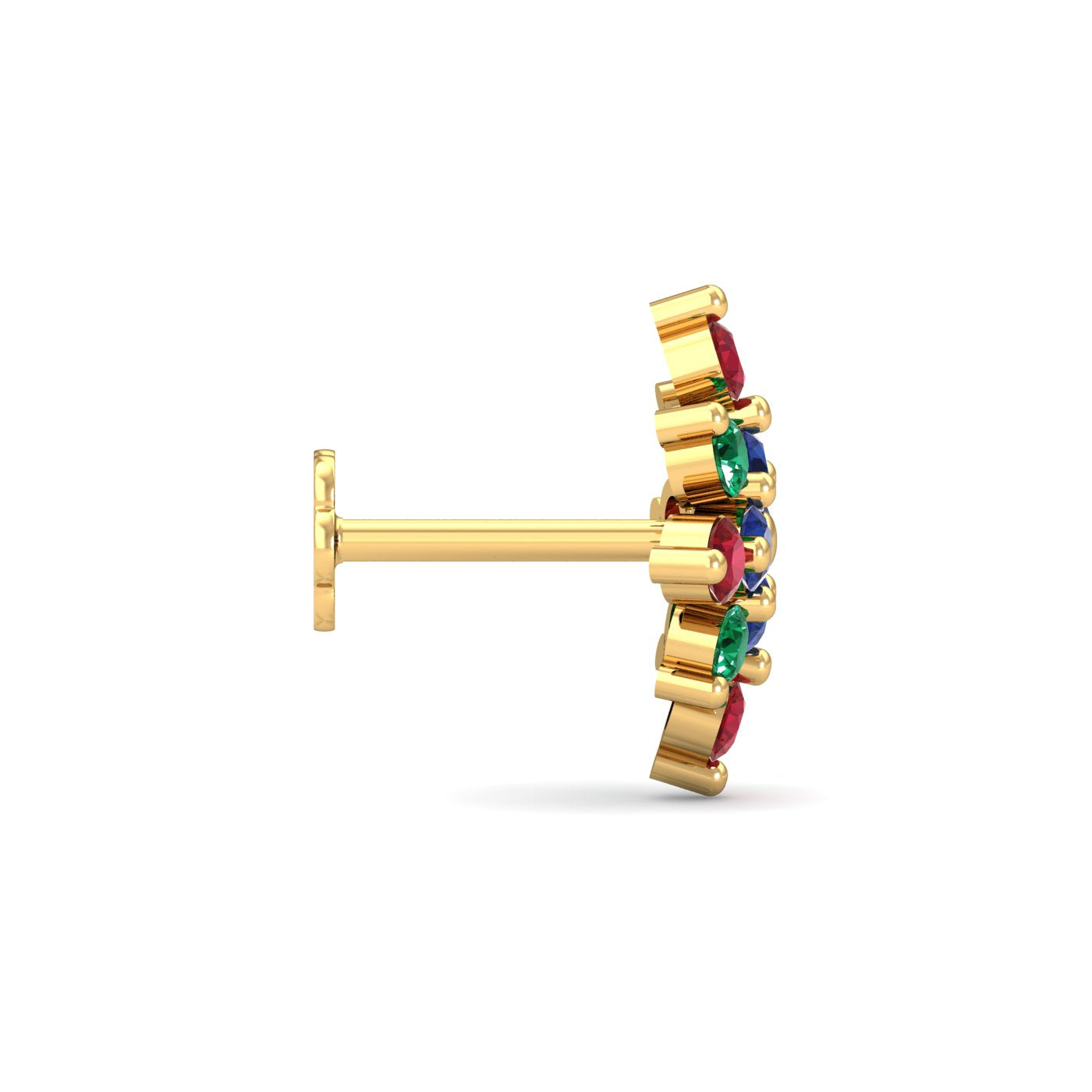 Multi-Gems Nose Stud