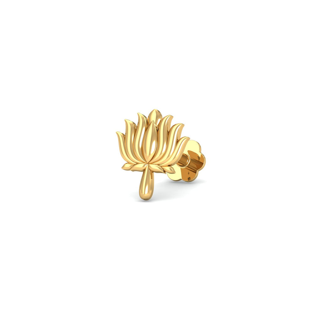 Lotus Gold Nose Stud