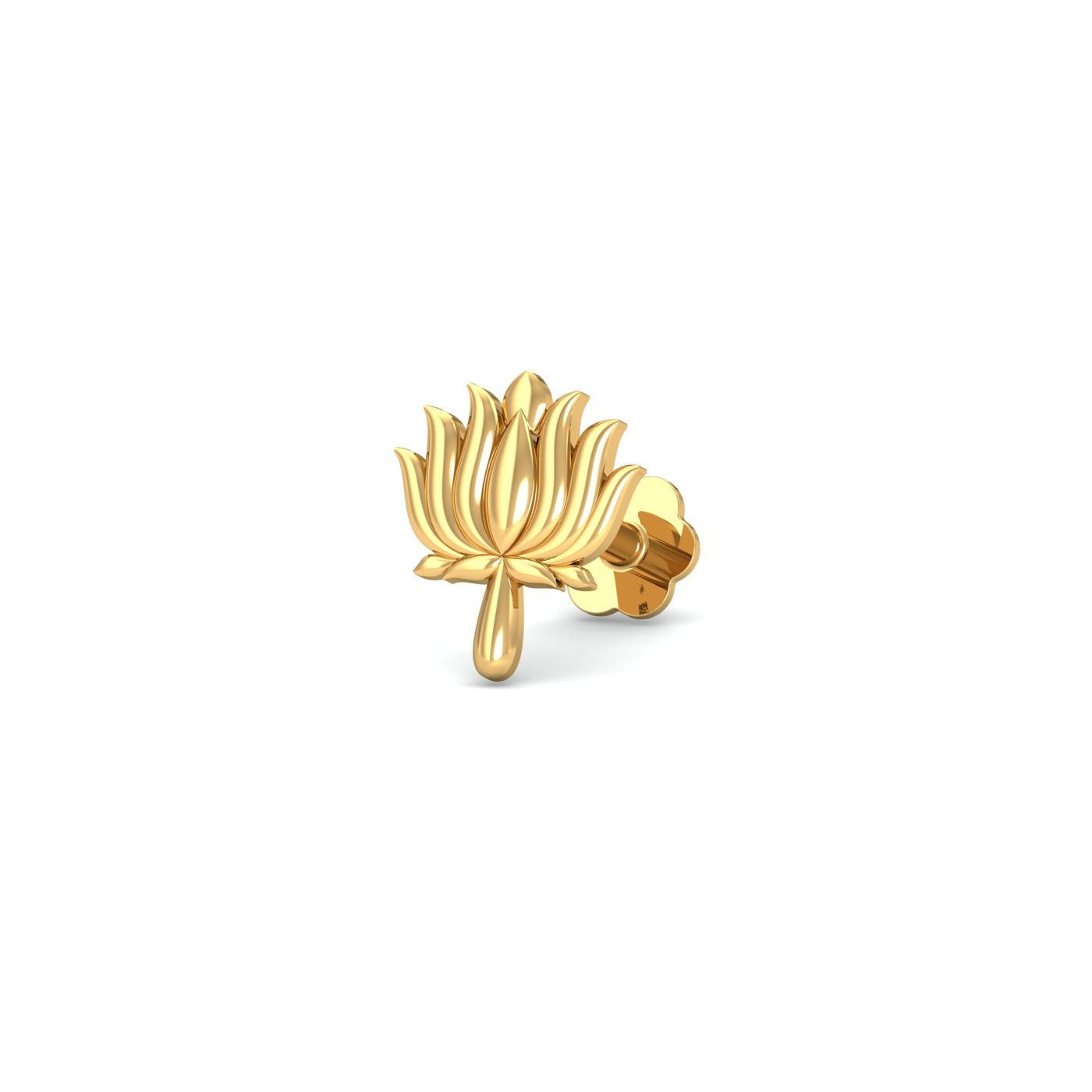 Lotus Gold Nose Stud