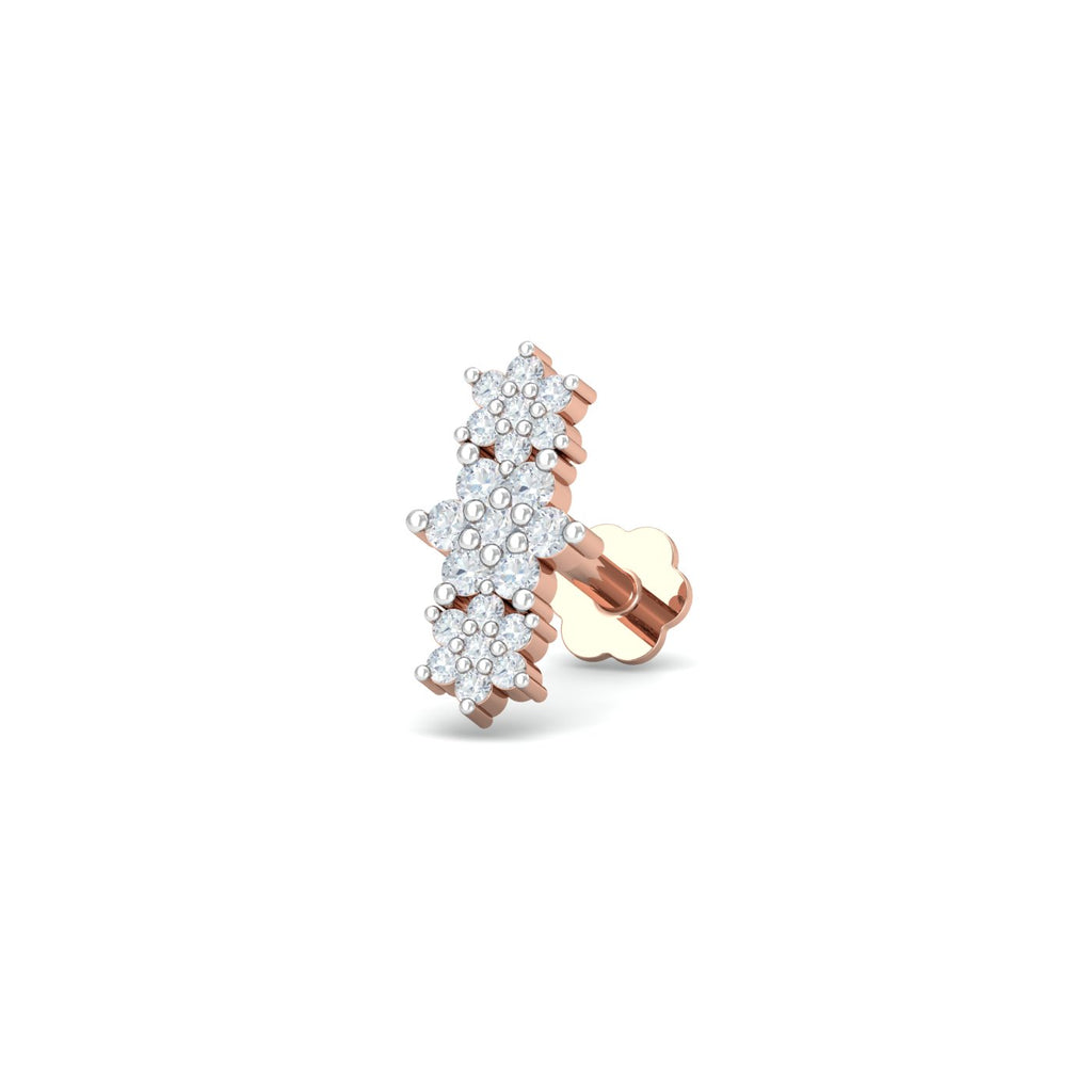 Linear Bloom Nose Stud