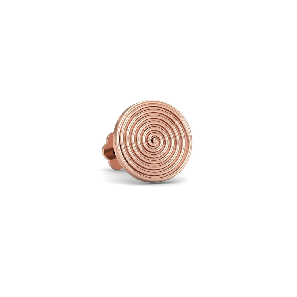 Swirling Gold Nose Stud