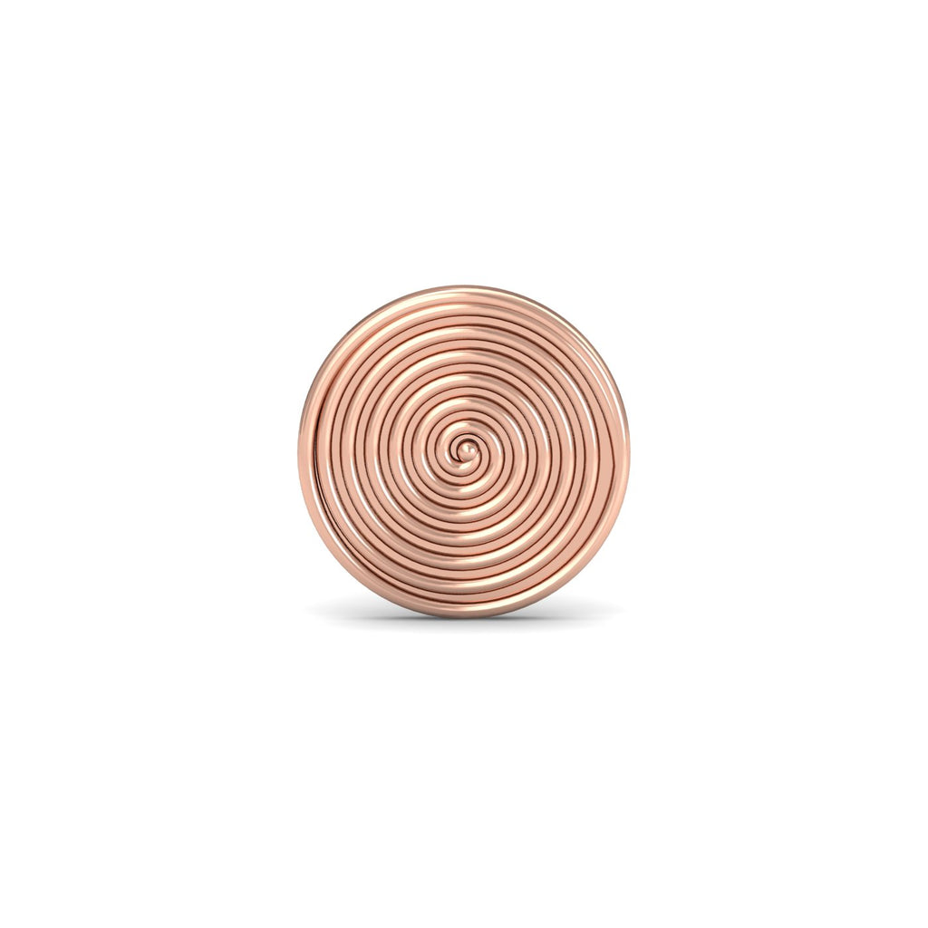 Swirling Gold Nose Stud