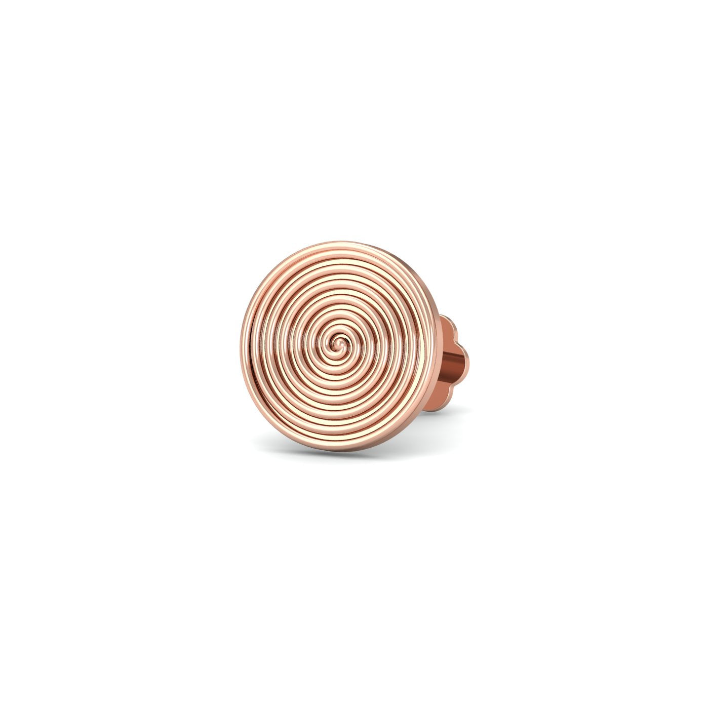 Swirling Gold Nose Stud