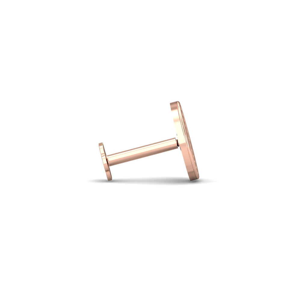 Swirling Gold Nose Stud