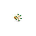 Green Flake Nose Stud