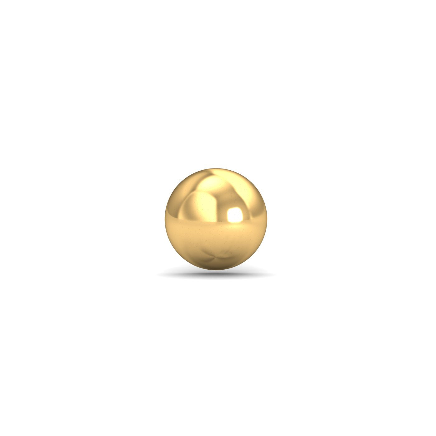 Gold Button Nose Stud