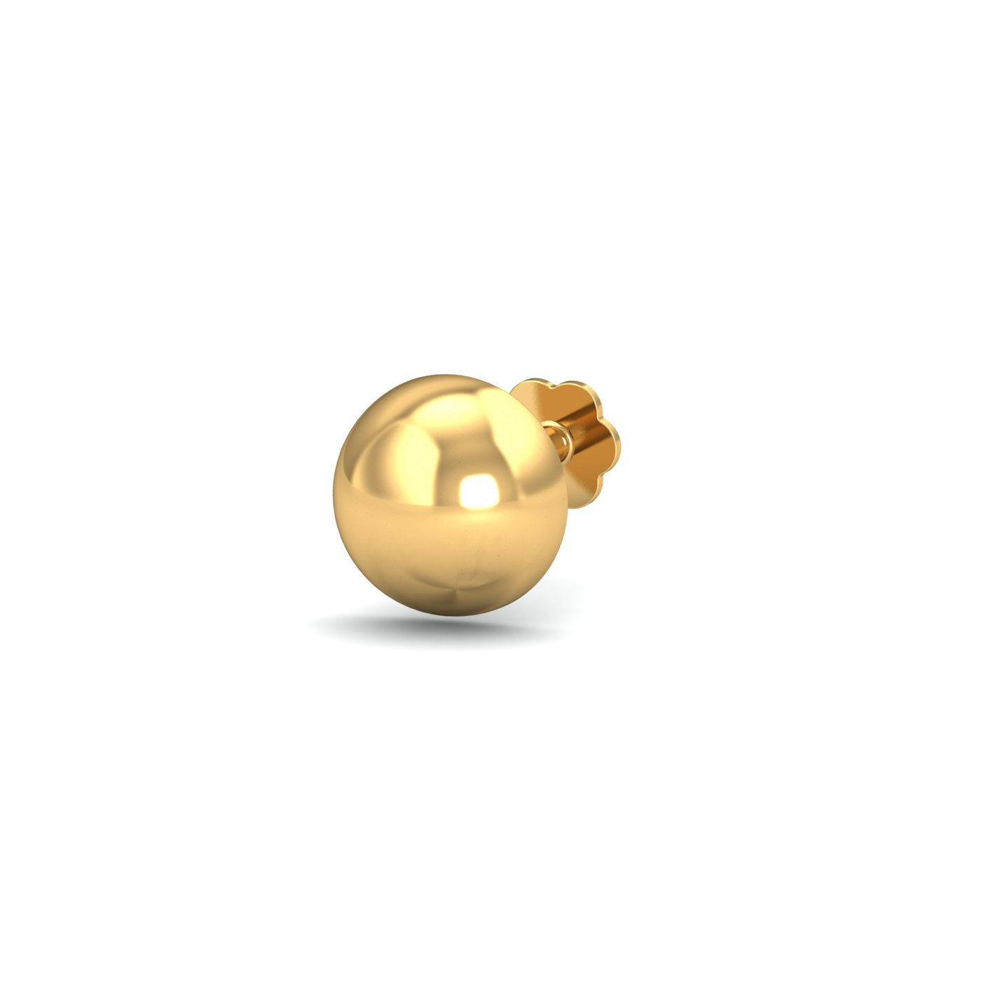 Gold Button Nose Stud