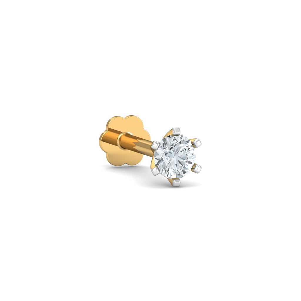 0.15 Ct Solitaire Nose Stud