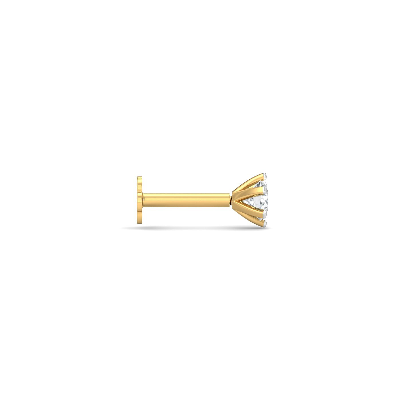 0.15 Ct Solitaire Nose Stud