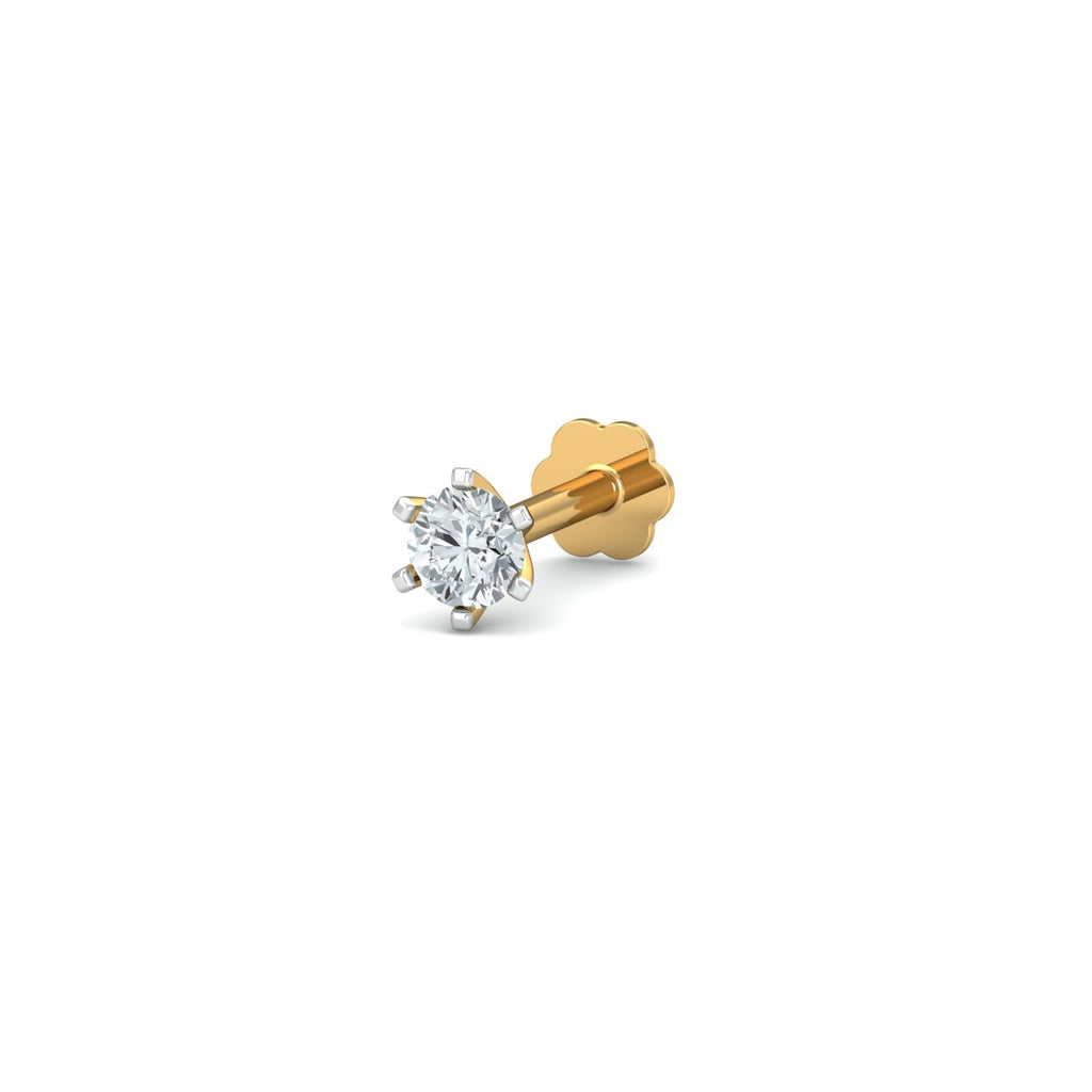 0.15 Ct Solitaire Nose Stud