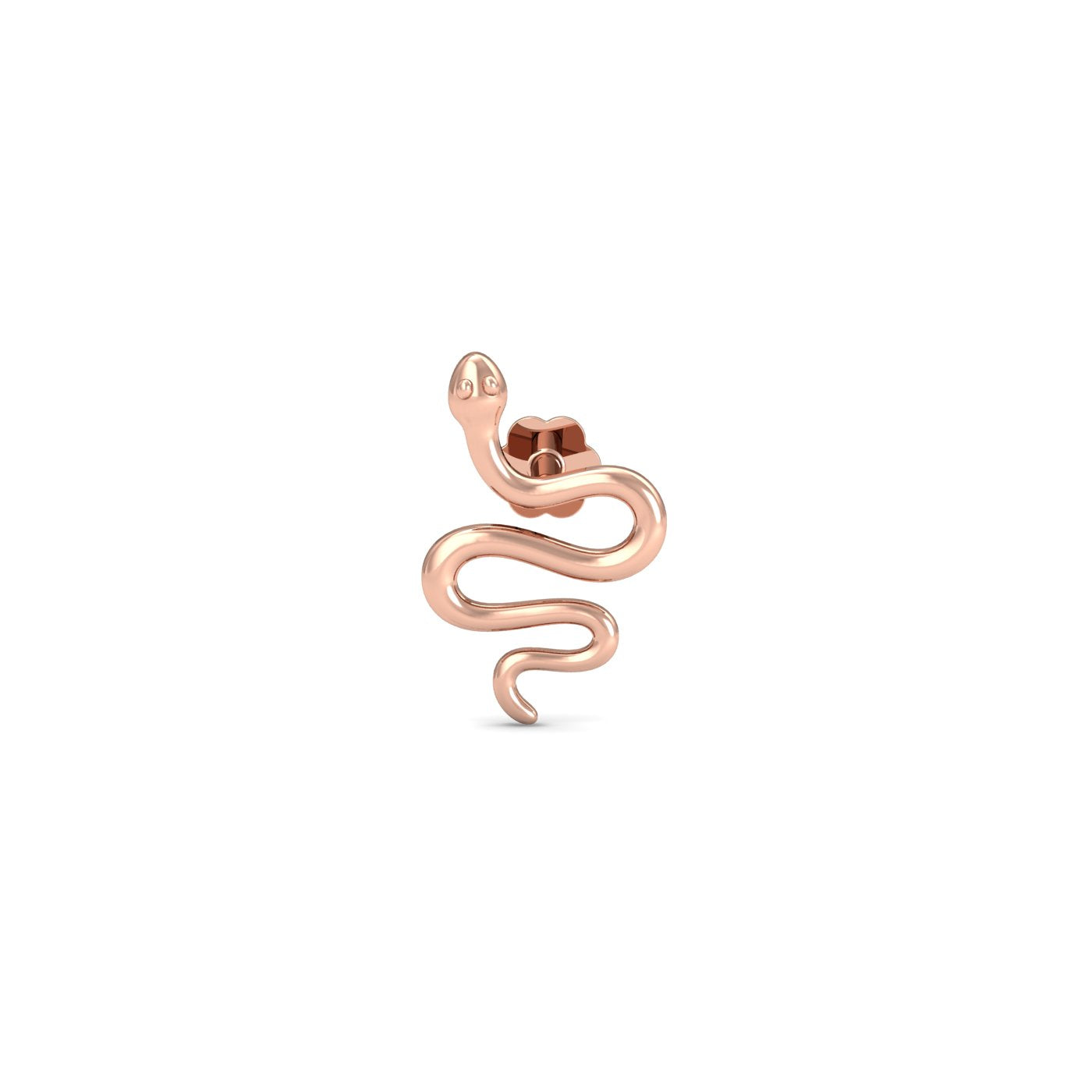 Gold Snake Nose Stud