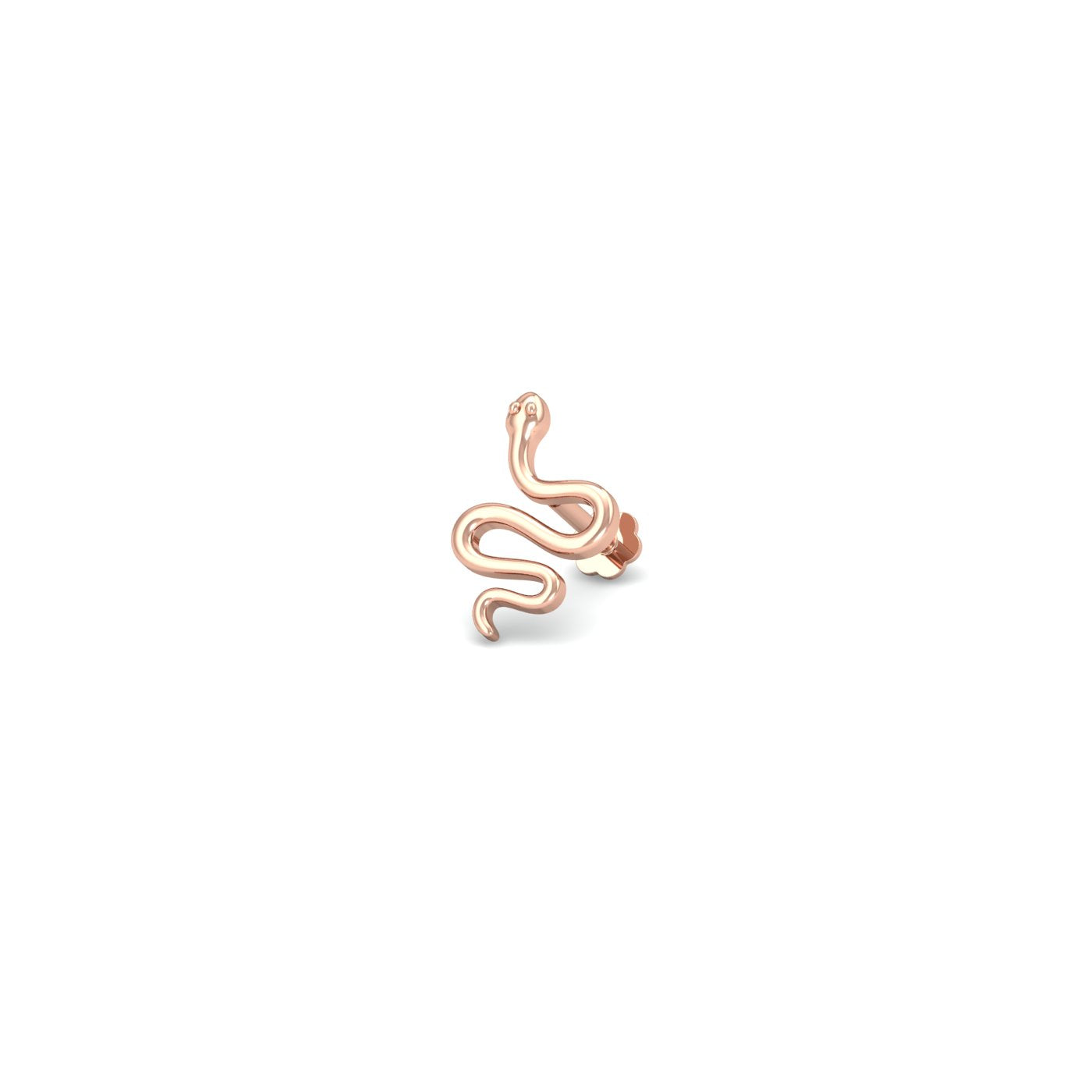 Gold Snake Nose Stud