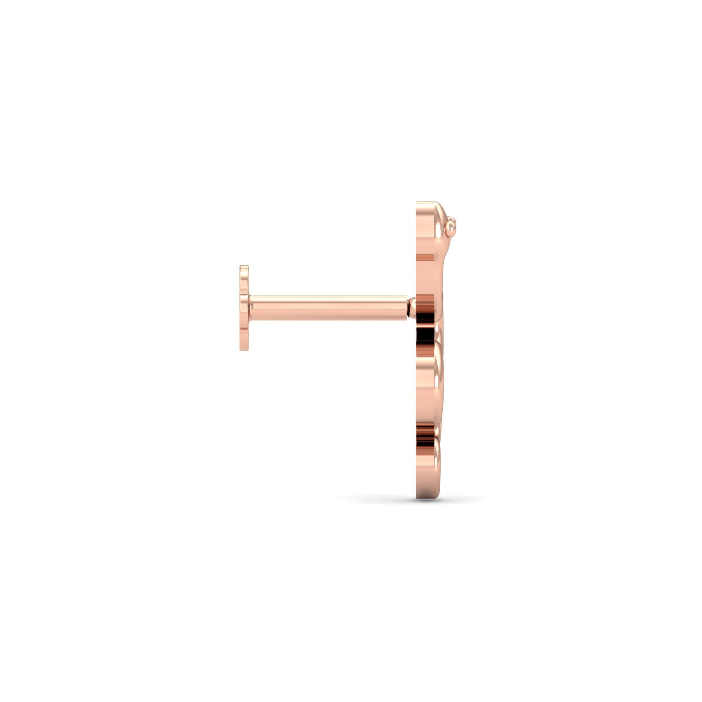 Gold Snake Nose Stud