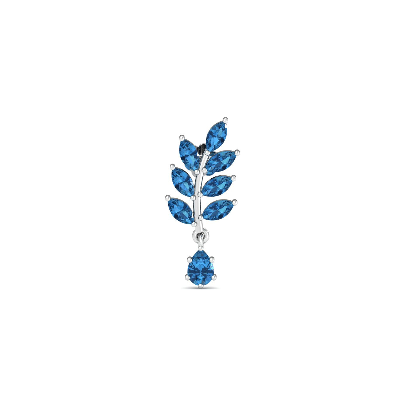 Blue Breeze Nose Stud