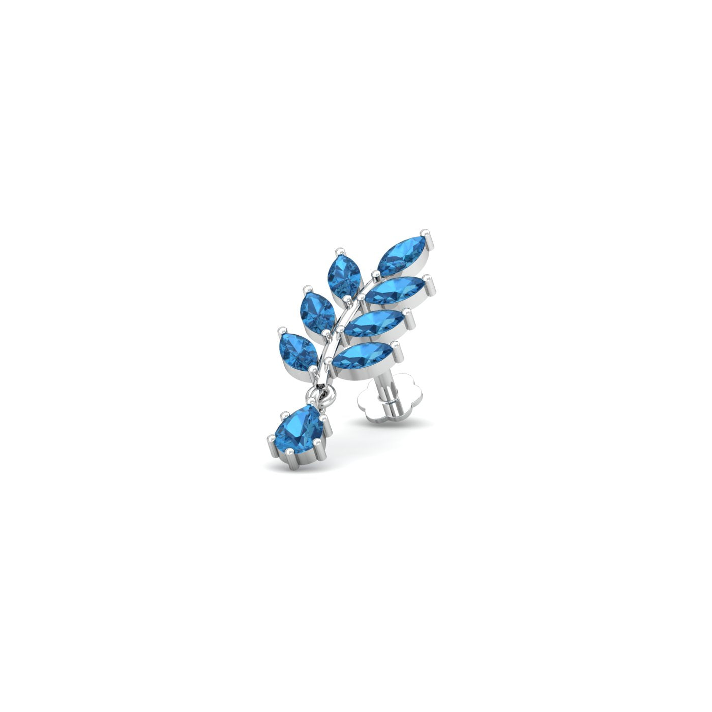 Blue Breeze Nose Stud