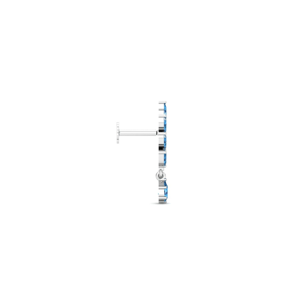 Blue Breeze Nose Stud