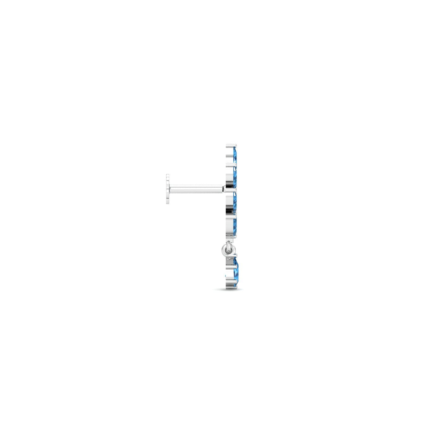 Blue Breeze Nose Stud