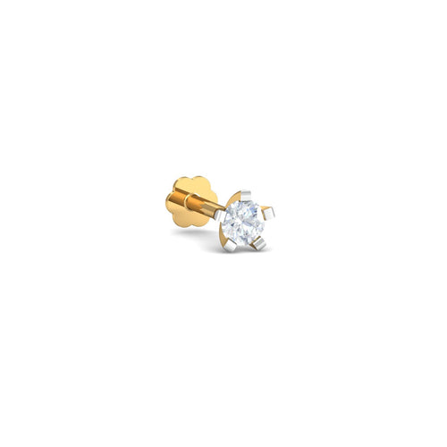 0.16 Ct Solitaire Nose Stud