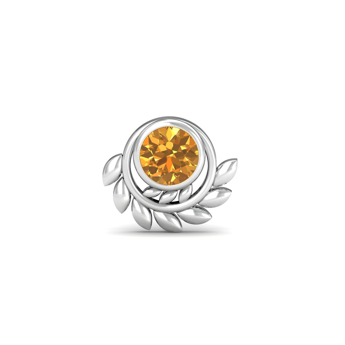 Rue Citrine Nose Stud