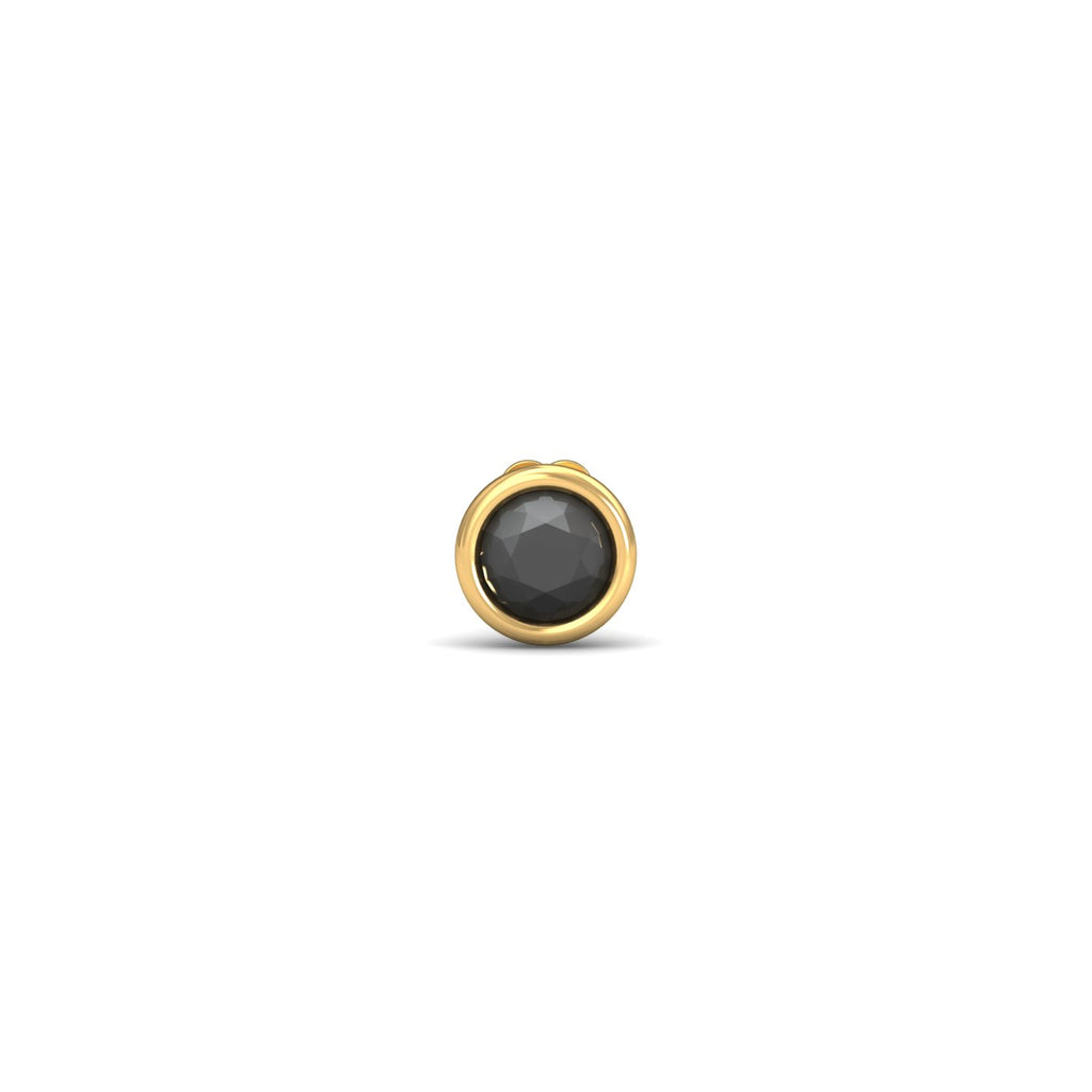 Bezel Black XL Nose Stud