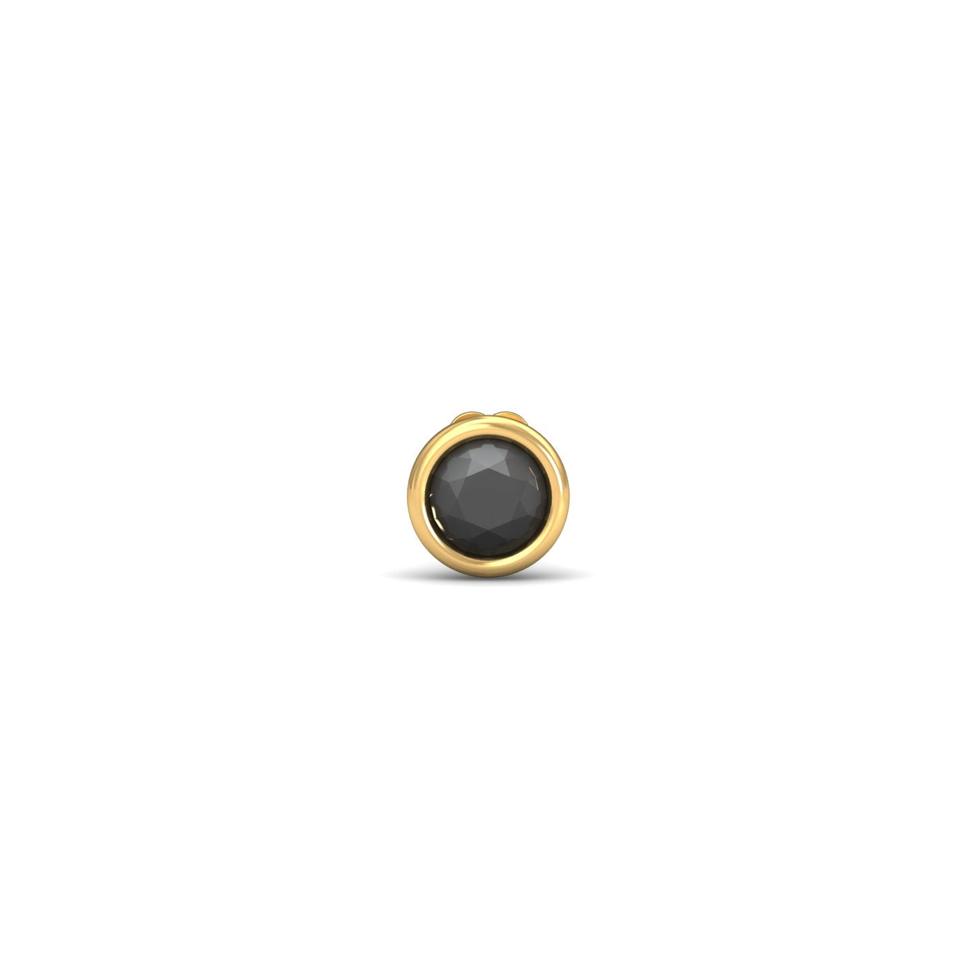 Bezel Black XL Nose Stud