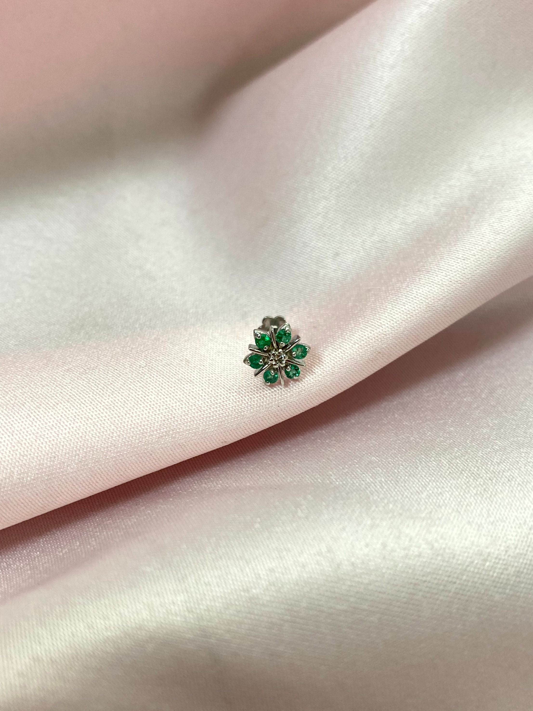 Sukanya Emerald Nose Stud
