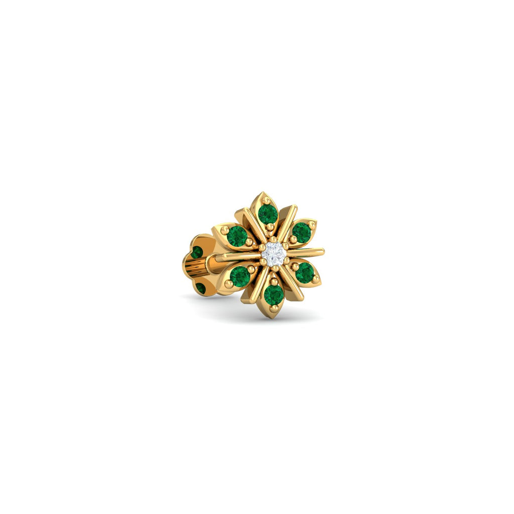 Sukanya Emerald Nose Stud