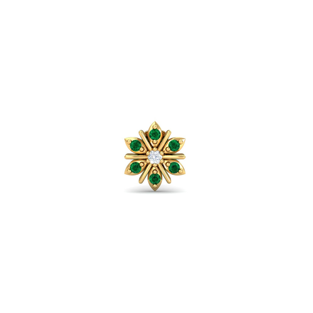 Sukanya Emerald Nose Stud