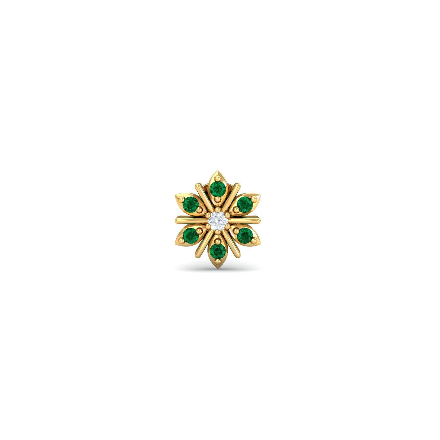 Sukanya Emerald Nose Stud
