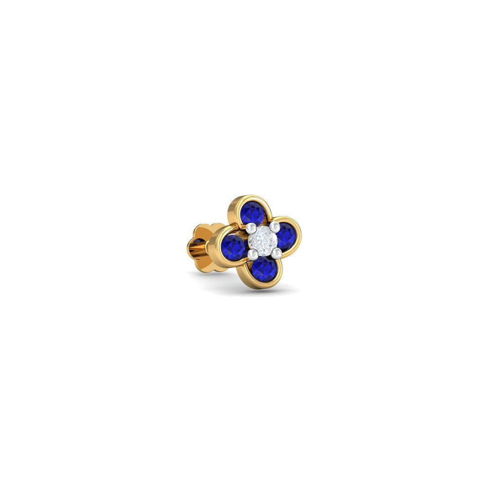 Hyacinth Sapphire Nose Stud