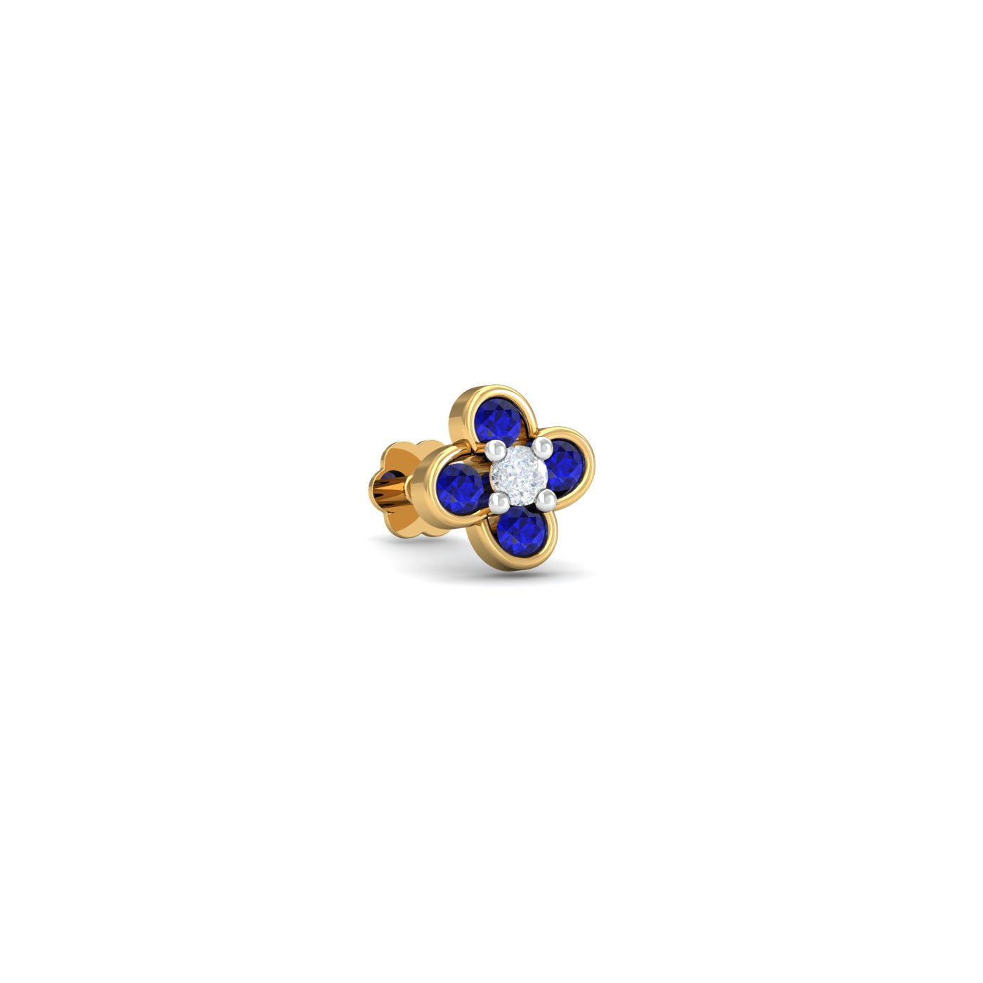 Hyacinth Sapphire Nose Stud