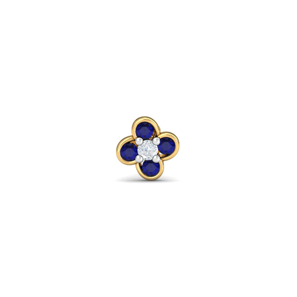 Hyacinth Sapphire Nose Stud