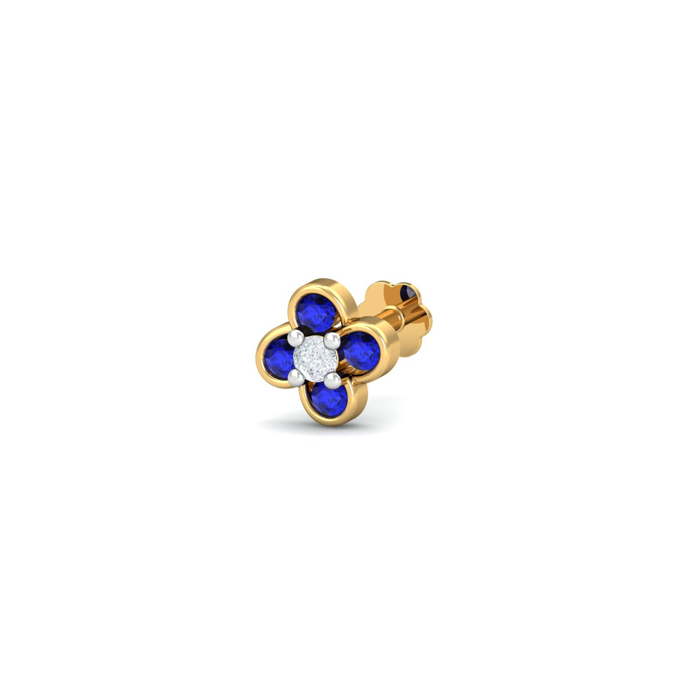Hyacinth Sapphire Nose Stud