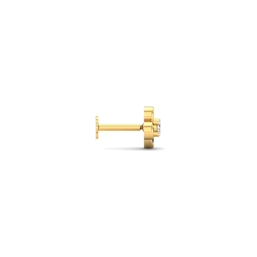 Hyacinth Sapphire Nose Stud