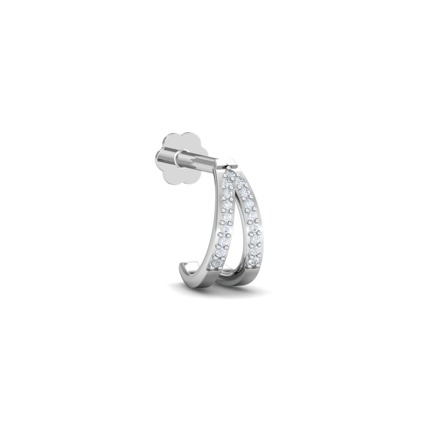 Alizeh J Ring Nose Stud