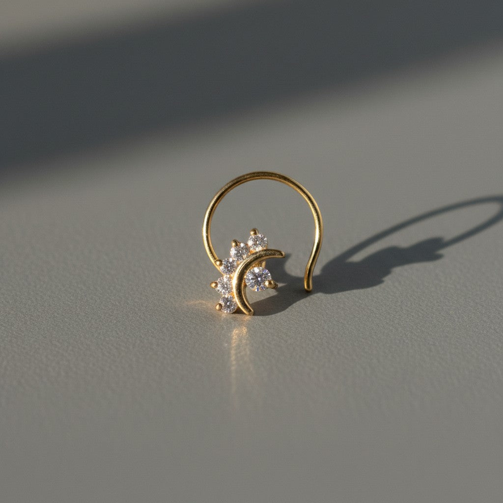 Chandrabindu 0.11 Carat Nose Pin
