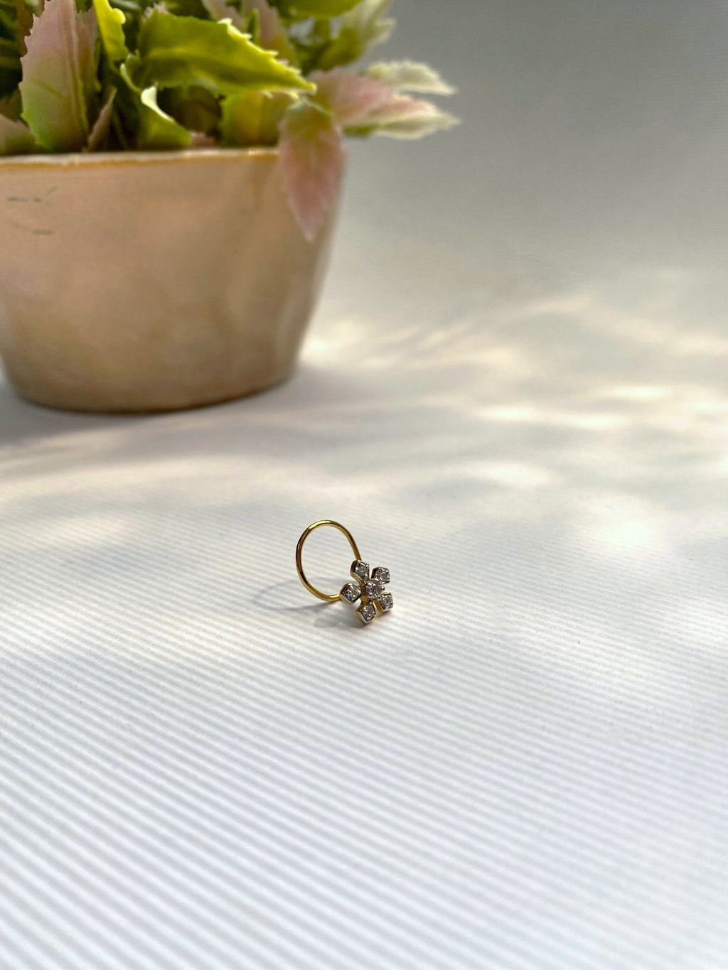 Blooming Floral Nose Pin