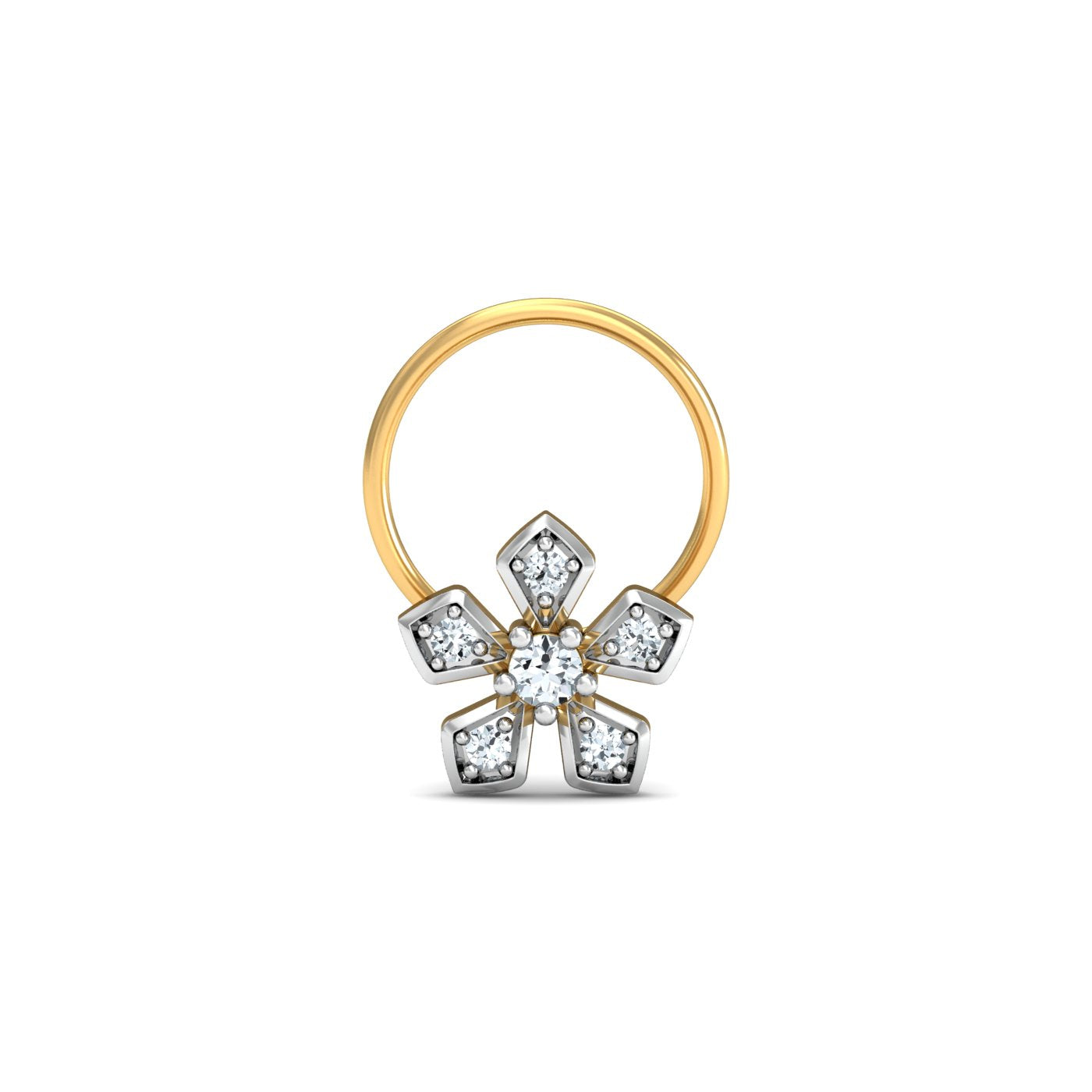 Blooming Floral Nose Pin