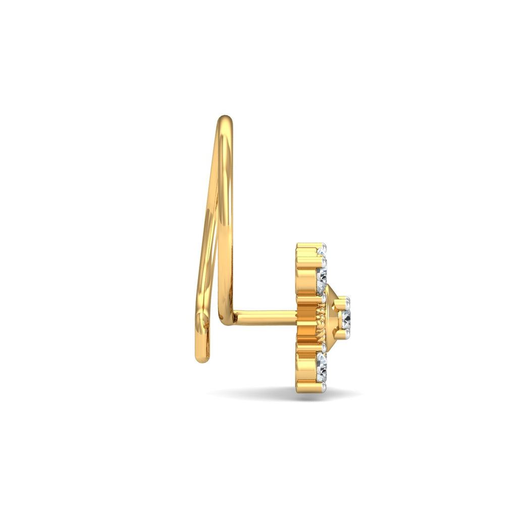 Garnished Square Nose Pin